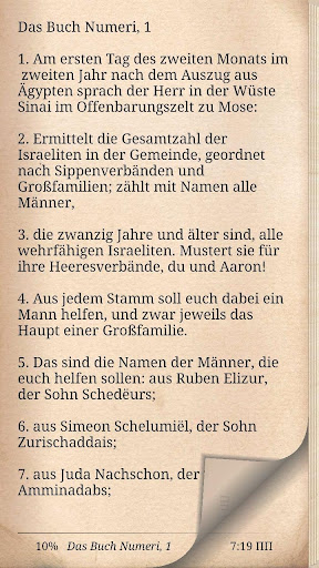 Android application Katholische Bibel Deutsch screenshort