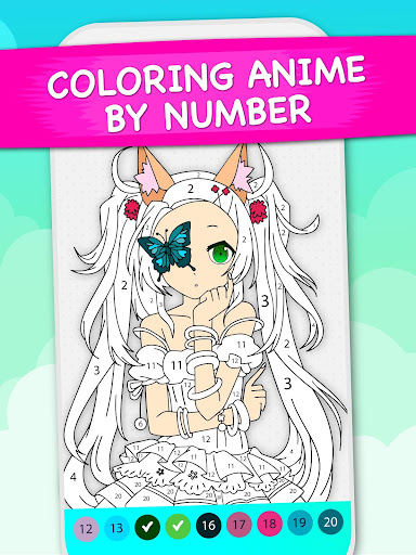 Anime Manga Color by Numbers  screenshots 1