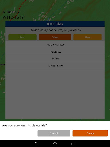 Scotland GPS Map Navigator Screenshot