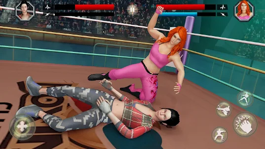 Jogo de wrestling de mulheres