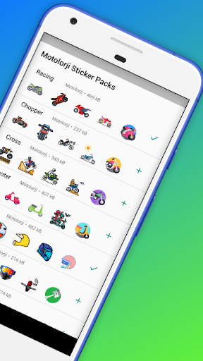 Motolorji Sticker Packs Screen 2