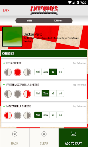 Screenshot of Antonio’s House of Pizza