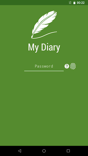 Android application My Diary screenshort