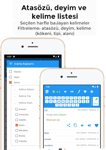 Wide Turkish Dictionary Screen 2