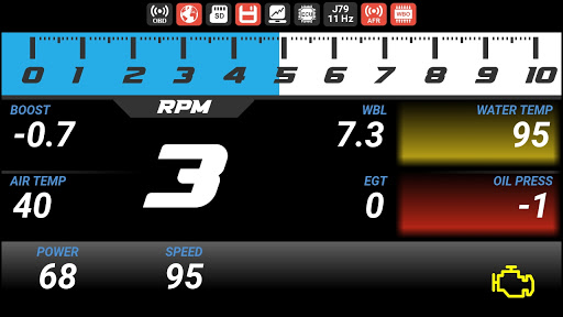 Android application WiOBD screenshort