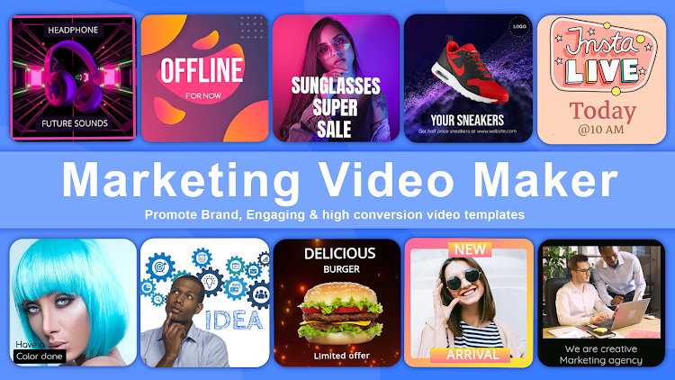 Marketing video maker Ad maker - 3.3 - (Android)