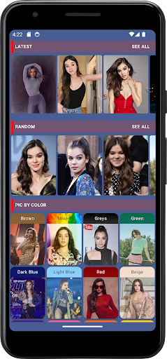 Android application Hailee Steinfeld HD Wallpaper screenshort