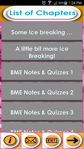 Android application Biomedical Engineering screenshort