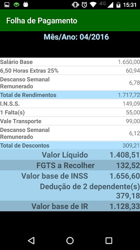 Folha de Pagamento Screen 2