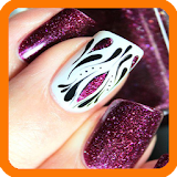 Nail design and decoration icon