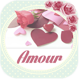 Love Quotes in French  -  Create Romantic Love Cards icon