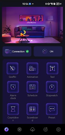 Android application iDotMatrix screenshort