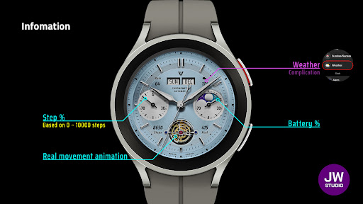 JW095 jwstudio watchface Screen 2