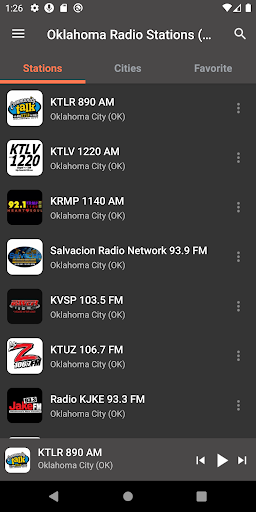 Android application Oklahoma Radio Stations screenshort