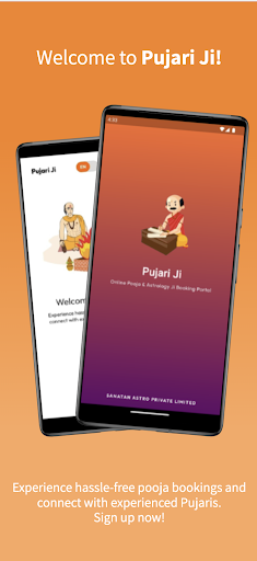 Android application Pujari Ji (puja Booking App) screenshort
