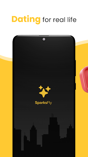 Android application SparksFly - Meet. Date. Love. screenshort