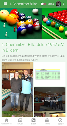 1. Chemnitzer Billardclub Screen 3
