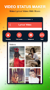 Video Status Maker : Lyrical V 1.2 APK + Мод (Unlimited money) за Android