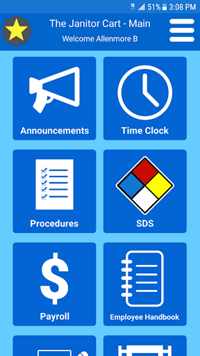 Android application The Janitor Cart screenshort