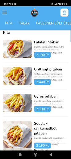 Android application Floga Grill screenshort