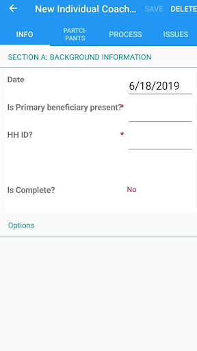 AVSI G2R Mobile App Screen 2
