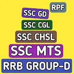 Cover Image of Herunterladen ssc gd, mts, chsl, cgl, group-d, rpf practice set 1.2 APK