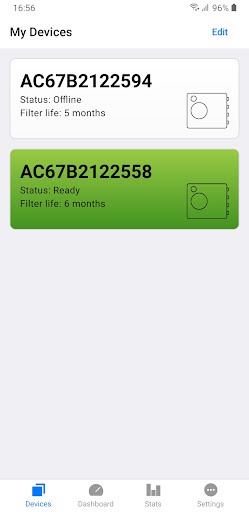 Android application R.O. Monitor screenshort