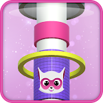 Cover Image of ダウンロード Coonster: Helix Ring - 3D Cubes Slicer 1.0.0.3 APK