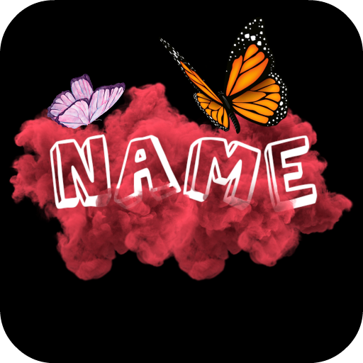 3D Smoke Effect Name Art Maker logo
