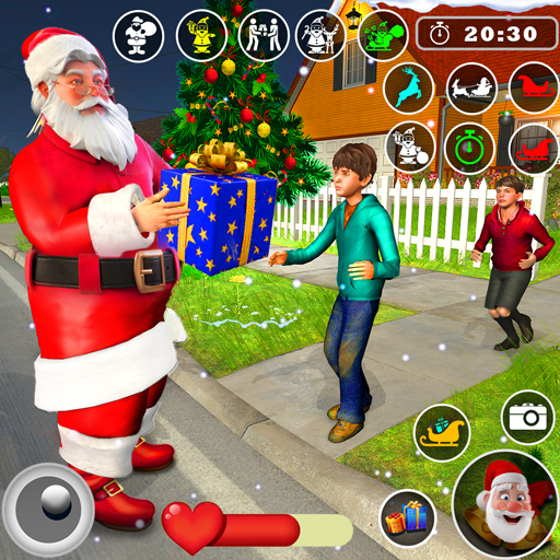 Jogo de bolinhos bonitos do natal e deliciosas