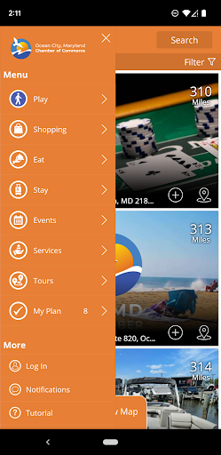 Screenshot of Experience OC