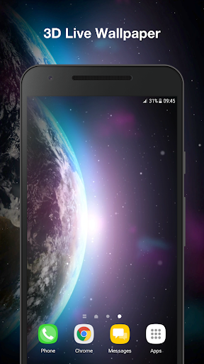 Android application Earth Galaxy Live Wallpaper screenshort