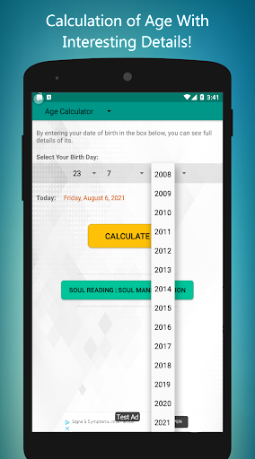 Age Calculator Screen 2