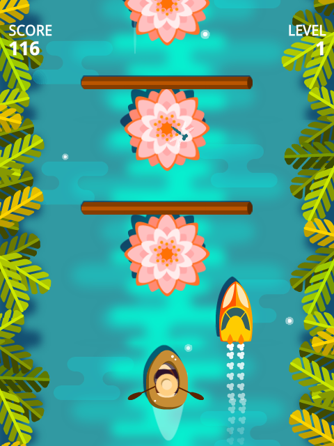 #2. Up the River Journey (Android) De: mokogames.com