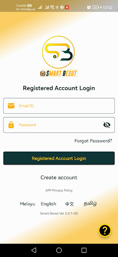 Android application Smart Besut screenshort