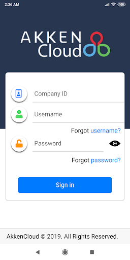 Android application AkkenCloud screenshort