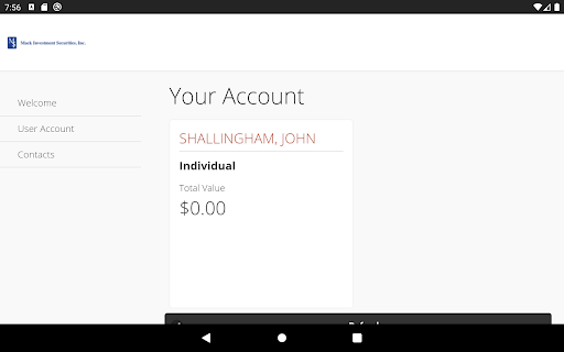 Android application Mack Investment Securities screenshort
