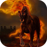 Demonic horse live wallpaper icon