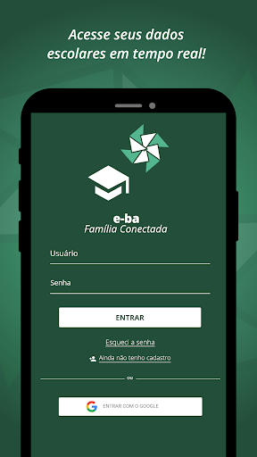 Android application e-ba - Família Conectada screenshort