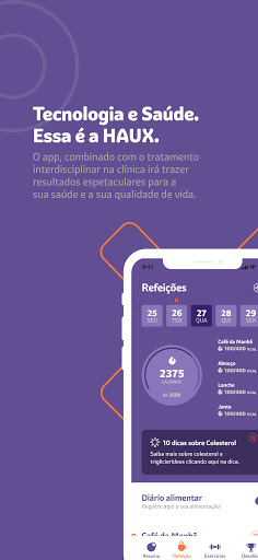 Android application Haux screenshort