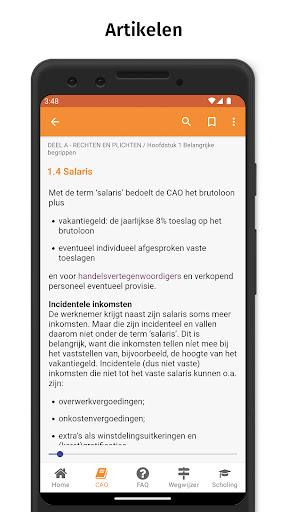 CAO Textiel Screen 2