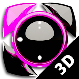 Black Pink Next Launcher theme icon