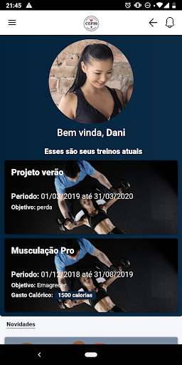 Android application CEFIS Brasília screenshort