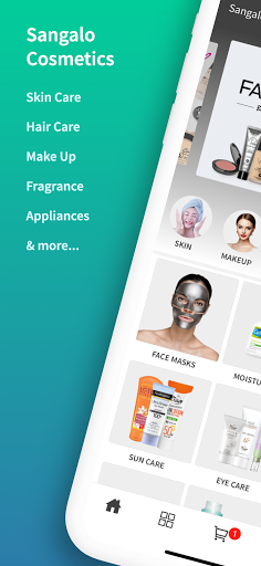 Android application Sangalo: Beauty Shopping App screenshort