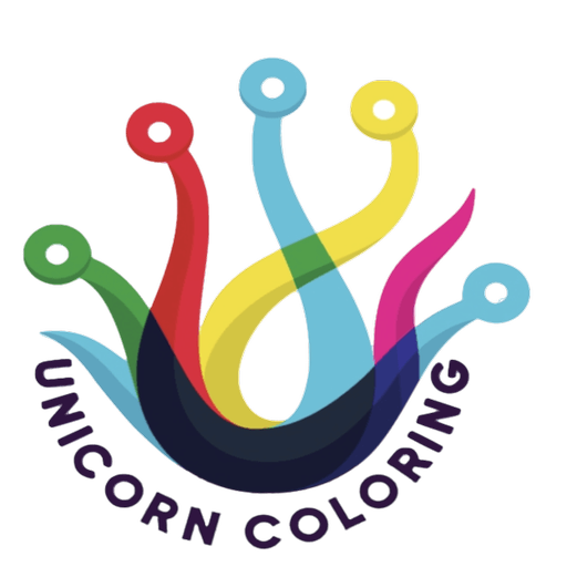 Unicorn Kids Coloring book logo
