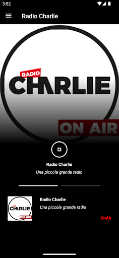 Android application Radio Charlie screenshort