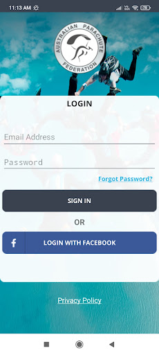 APF Membership Screen 2