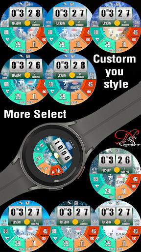 N-SPORT550 Flip Digital Watch screenshot 6