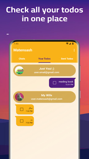 Matensash - To Do List by Chat Screen 3
