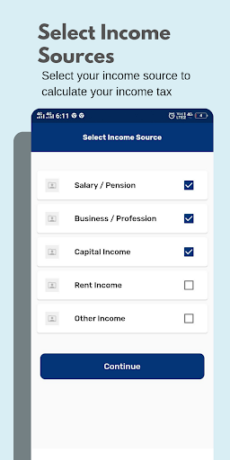 Income Tax Filing- TaxIndia Screen 3